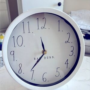 Rae Dunn Clock White
